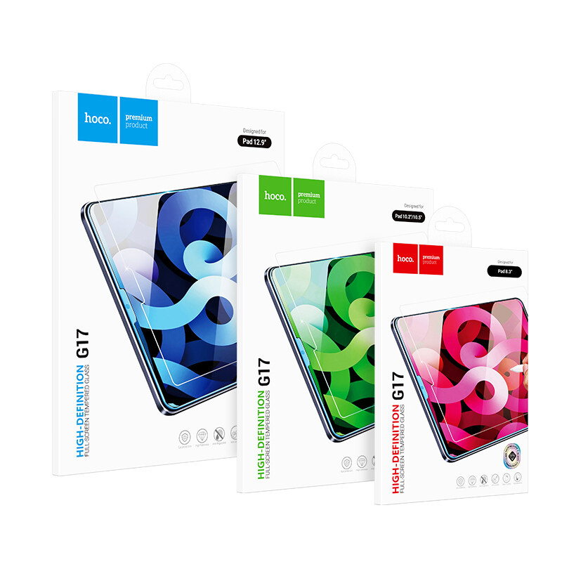 Seriile Hoco Shield cu ecran complet de sticlă de înaltă definiție pentru Pad 11-inches (G17) transparent